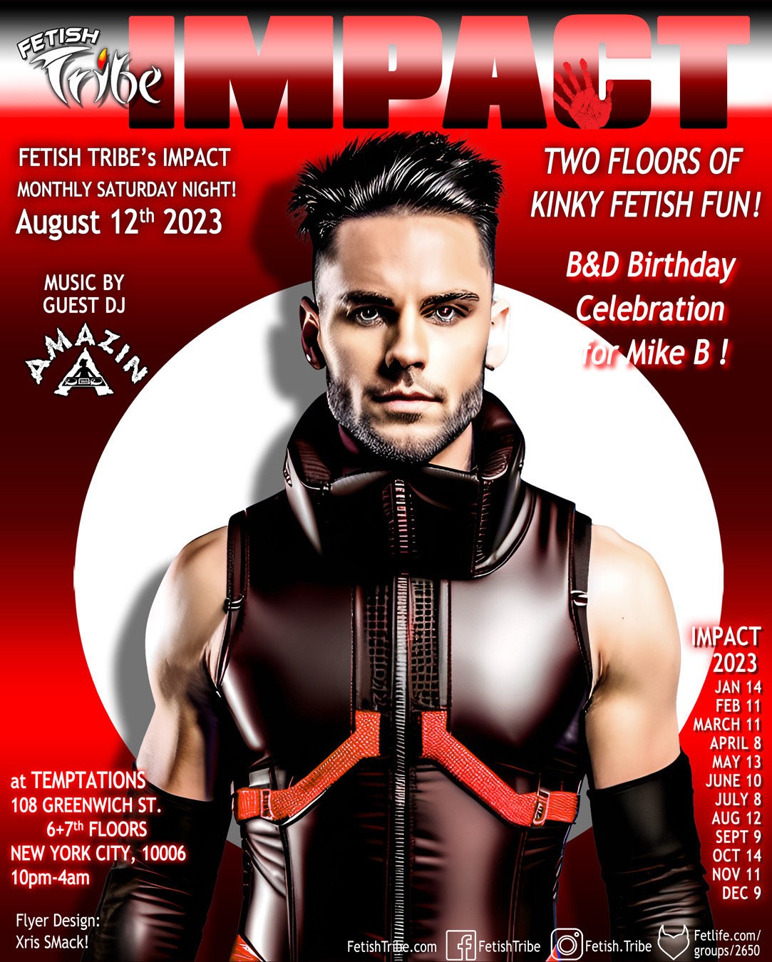 IMPACT! returns Saturday August 12th for Mike B’s B&D Birthday bash!